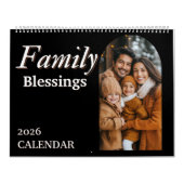2026 Family Blessings Photos Scripture Large Kalender (Hoes)