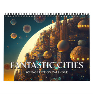 2026 Fantastic Cities Science Fiction Kalender