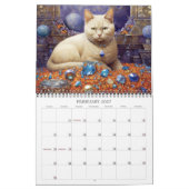 2026 Fantastique Chats 3 Imaginaire Art Calendrier (Feb 2027)