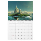 2026 Fantasy Castles Kunstkalender Kalender (Jan 2026)