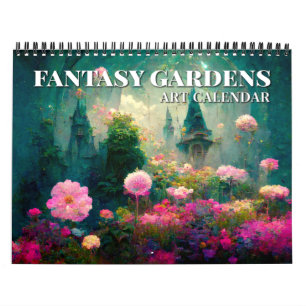 2026 Fantasy Gardens Fantasy Kunstkalender Kalender