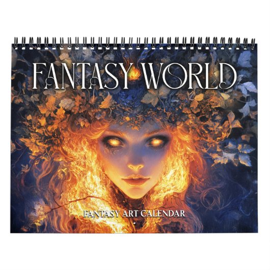 2026 Fantasy World 2 Fantasy Art Kalender (Hoes)
