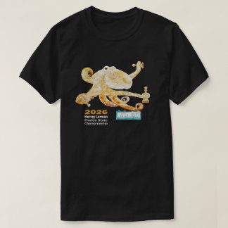 2026 Florida State Schaken Kampioenschap Donkere T T-shirt