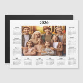 2026 Fotokalender magneet (Voorkant / Achterkant)