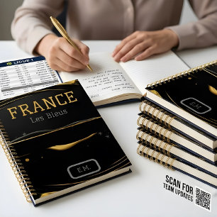 2026 Frankrijk Les Bleus: Geschreven in Goud Lux Planner