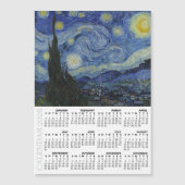 2026 Fridge Calendar, Starry Night / Van Gogh (Voorkant)