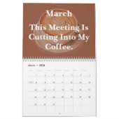 2026 Funny Office Coffee Chaos Kalender (Mar 2026)