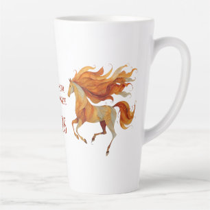 2026 Gelukkig Jaar van het Paard Ontwerp Latte Mok