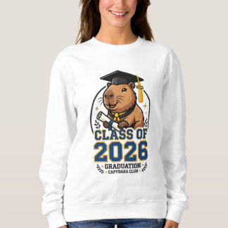 2026 graduation design featuring a capybara  trui