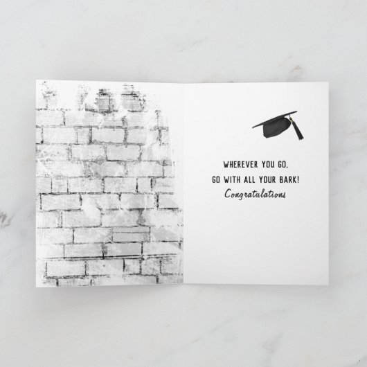 2026 Graduation Golden Retriever Kaart (Binnen)