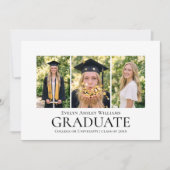 2026 Graduation Party Invitation Classic Photo (Devant)