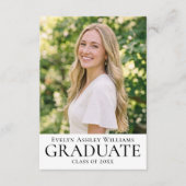 2026 Graduation Party Invitation Photo Insert Card (Devant)