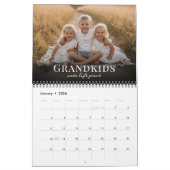 2026 Grandkids Make Life Grand Custom Photo Kalender (Jan 2026)