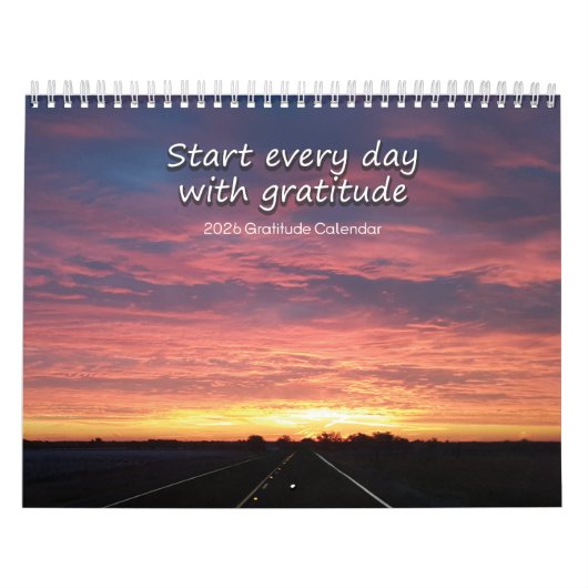 2026 Gratitude Calendar Kalender (Hoes)