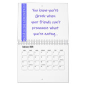 2026 Griekse Humor Kalender (Feb 2026)