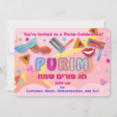 2026 Happy Purim Festival Kaart (Voorkant)