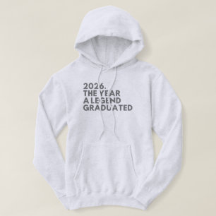 2026. Het jaar dat een legende afstudeerde aan de  Hoodie