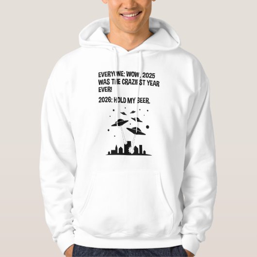 2026 Hold My Beer Hoodie (Voorkant)