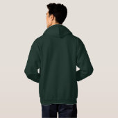 2026 Hoodie - Festive Deep Forest Green Pullover (Dos entier)