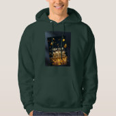 2026 Hoodie - Festive Deep Forest Green Pullover (Devant)