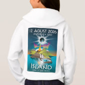 2026 Iceland eclipse - hoodie for kids (Dos)