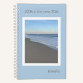 2026 is the new 2016 Beach Hardcover Journal (Recto)