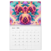 2026 jaar met vruchten Kalender (Mar 2026)