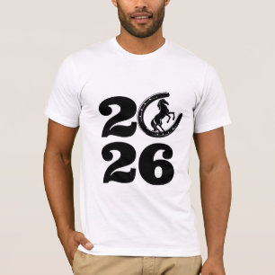 2026 Jaar van het Paard T-Shirt - Chinees Nieuwjaa