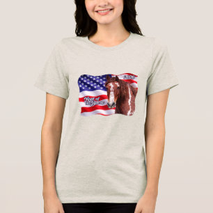 2026 Jaar van het Paard Tri-Blend Shirt
