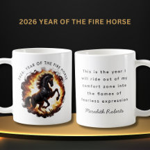 2026 Jaar van het Vuurpaard Motiverende Quote