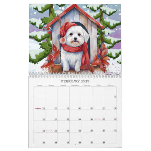 2026 Joyeux calendrier du Nouvel An 12 Full Color