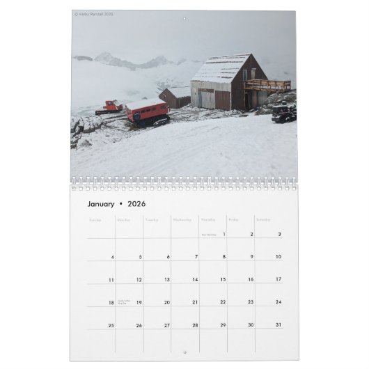 2026 Juneau Icefield Research Program Calendar Kalender (Jan 2026)