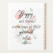 2026 JW Year Text Matthew 5:3 with Spring Flowers  (Dos)