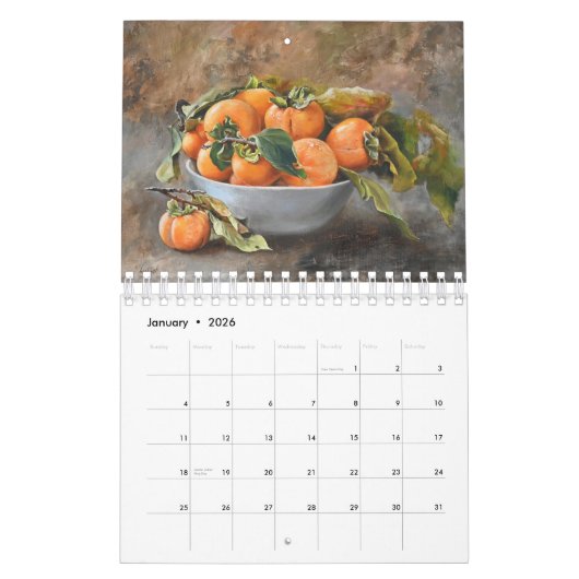 2026 Kalender Design – Lukian Art Painting (Jan 2026)