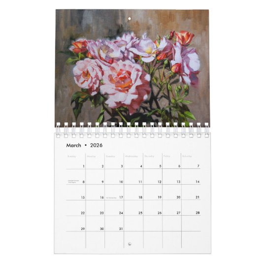 2026 Kalender Design – Lukian Art Painting (Mar 2026)