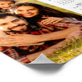 2026 Kalender Eén Foto Gepersonaliseerd Poster (Hoek)