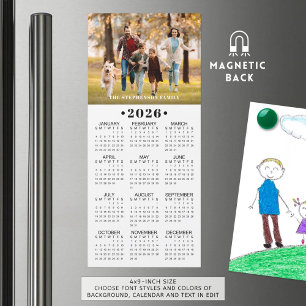 2026 Kalender Foto Aangepaste Magnetische
