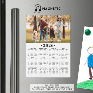 2026 Kalender Foto Aangepaste Magnetische