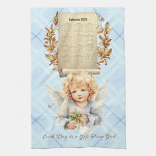 2026 Kalender Handdoek Elke Dag is een Geschenk va