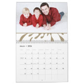 2026 Kalender Kleur Splash Aangepaste Fotocollage (Mar 2026)