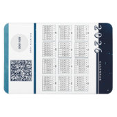 2026 Kalender Toevoegen Logo QR Code Flexibele mag Magneet (Horizontaal)