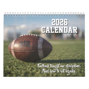 2026 Kalender Voetbal Sport Speler Fan Coach Team
