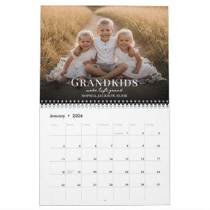 2026 Kleinkinderen maken het leven grand Persoonli Kalender