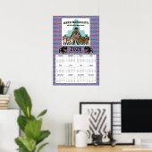 2026 Kudde Mentaliteit Kalender (18 x 27) Poster (Thuiskantoor)