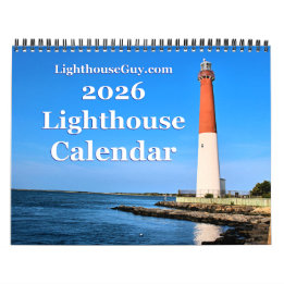 2026 LighthouseGuy.com Vuurtorenkalender Kalender