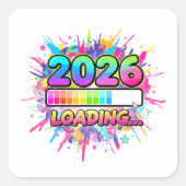 2026 Loading... Progress Bar Sticker (Voorkant)