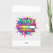 2026 Loading... Progress Bar Sticker Feestdagen Kaart (Achterkant)