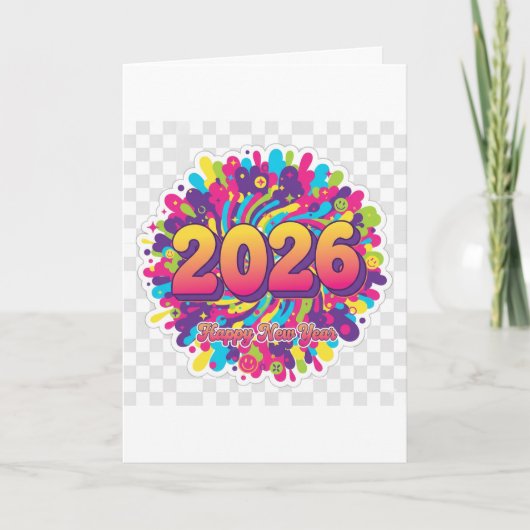 2026 Loading... Progress Bar Sticker Feestdagen Kaart (Voorkant)