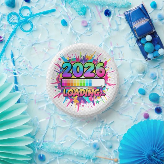2026 Loading... Progress Bar Sticker Papieren Kommen (Feest)