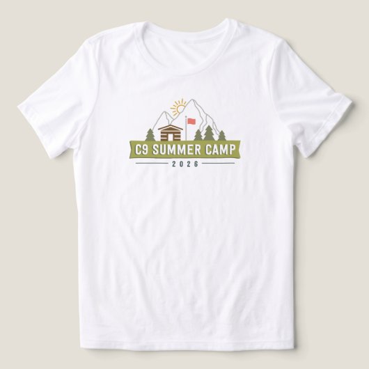 2026 Logo T-shirt - Wit Damesmodel (Design voorkant)